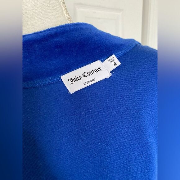 Y2K Glam with Blue Velvet Juicy Couture Jacket - Picture 6 of 8